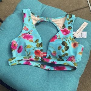 Nanette Lepore Floral Multistrap Swim Top